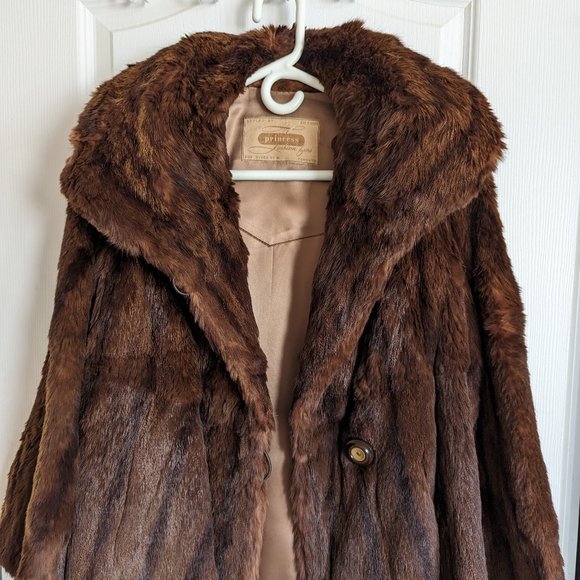 Vintage Brown Short Mink Coat - Picture 1 of 4